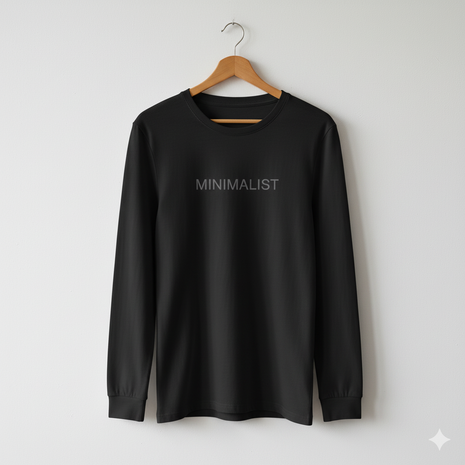 MINIMALIST - Men's Full Sleeve T-Shirt